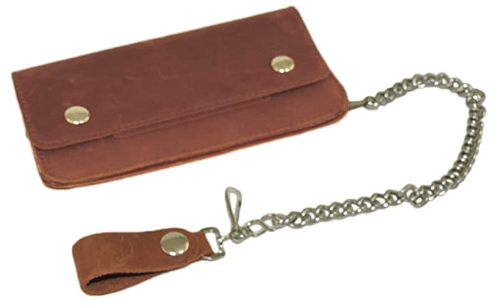 Mejores carteras con cadena hombre 24 Cartera-con-cadena-de-piel-Para-Hombre