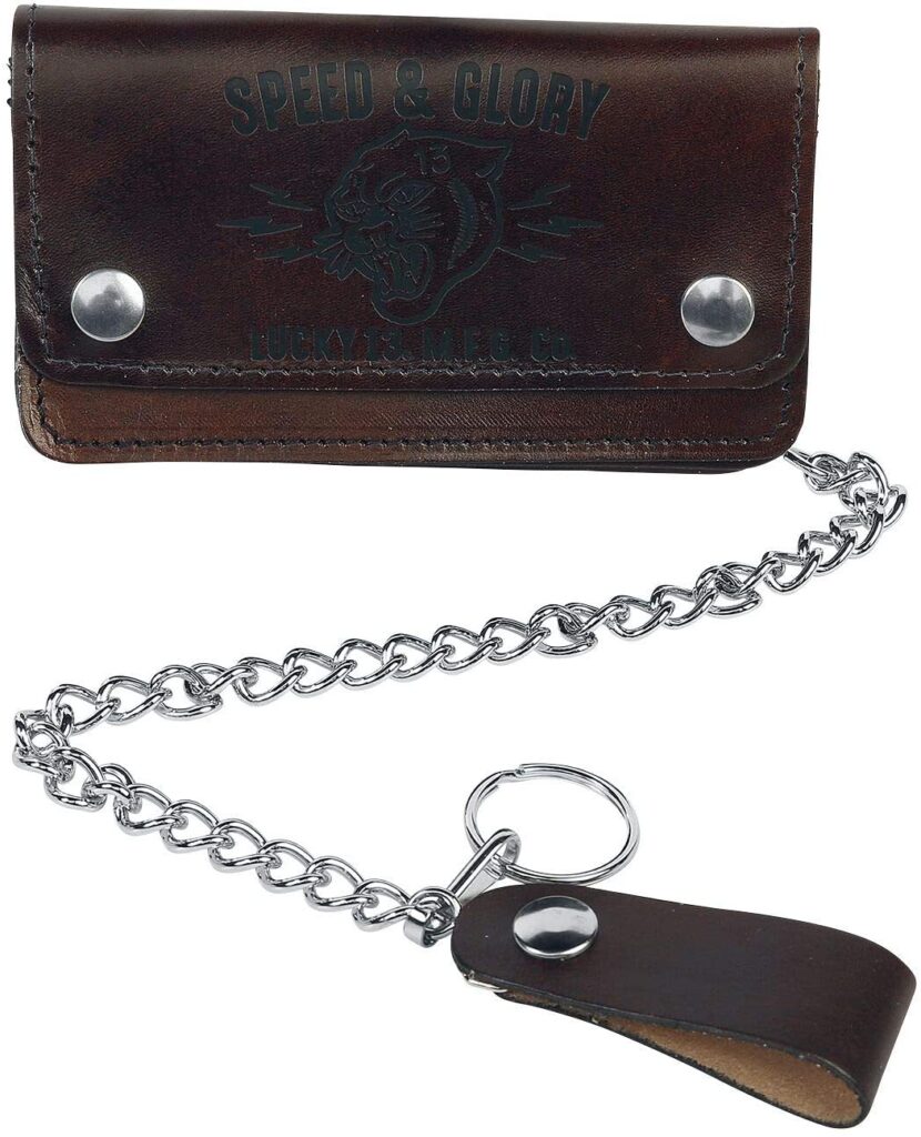 Mejores carteras con cadena hombre 26 Cartera-Lucky-13-con-cadena
