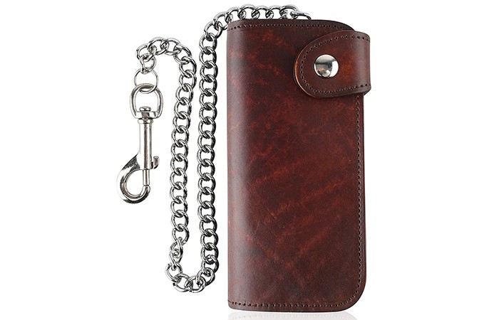 Mejores carteras con cadena hombre 10 Cartera-plegable-clásica